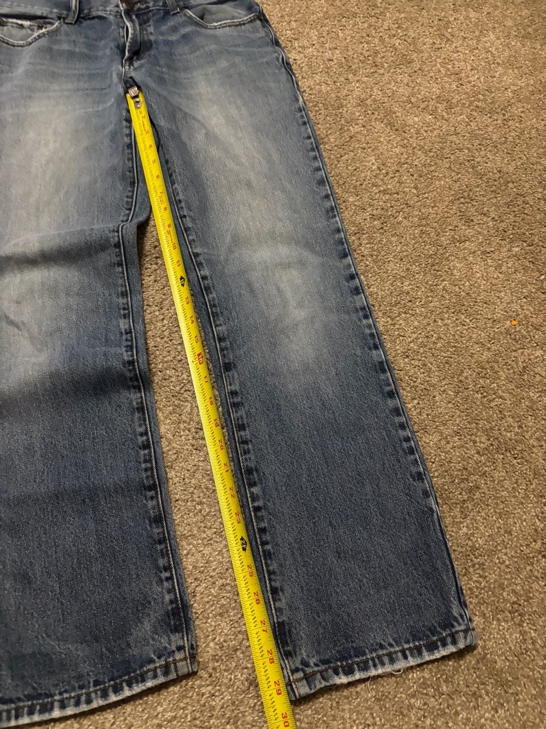 Early 2000s Aeropostale Straight Jeans 30x30 Blue Denim 5