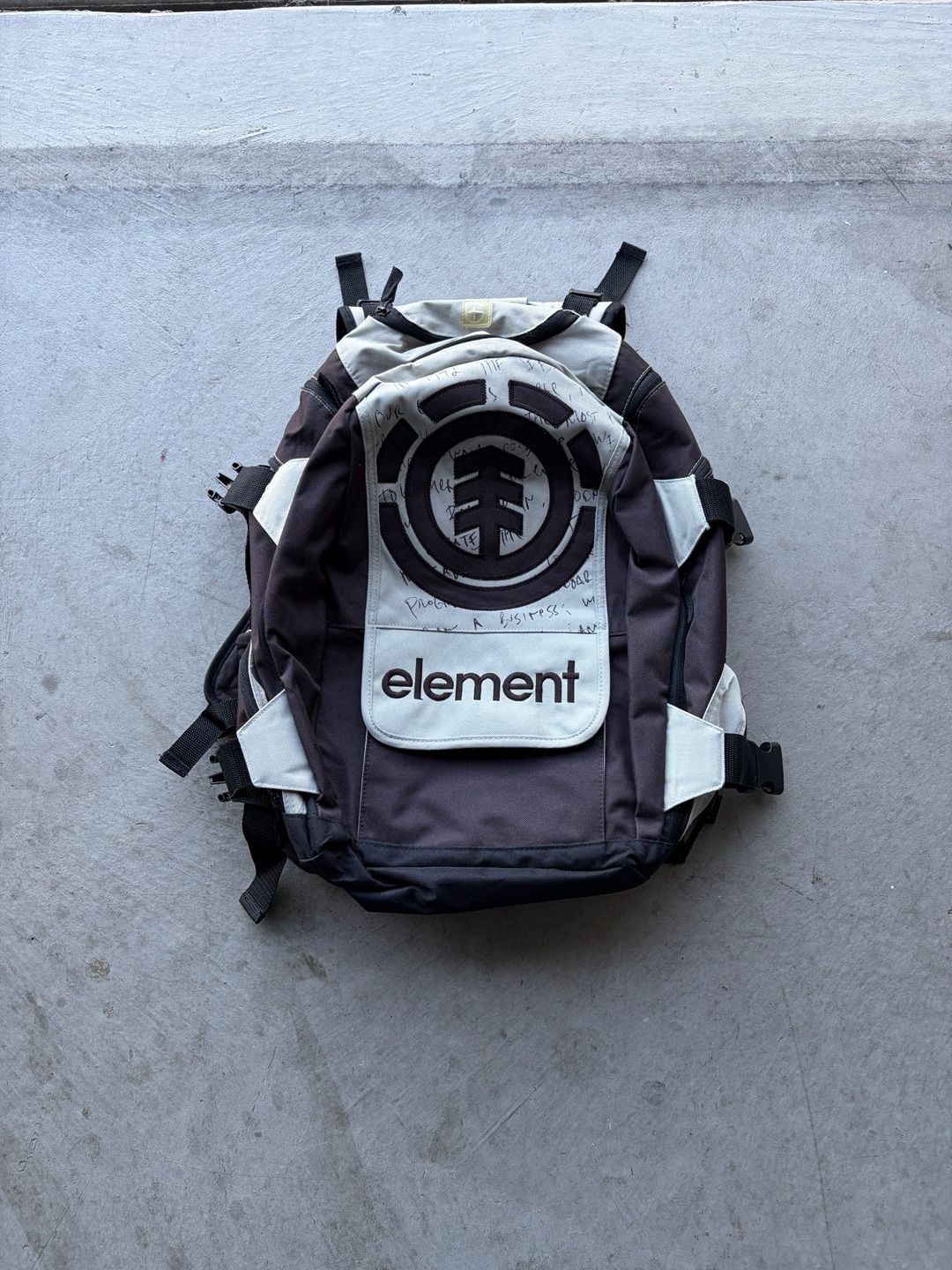 Element Skateboards Backpack Brown White 2