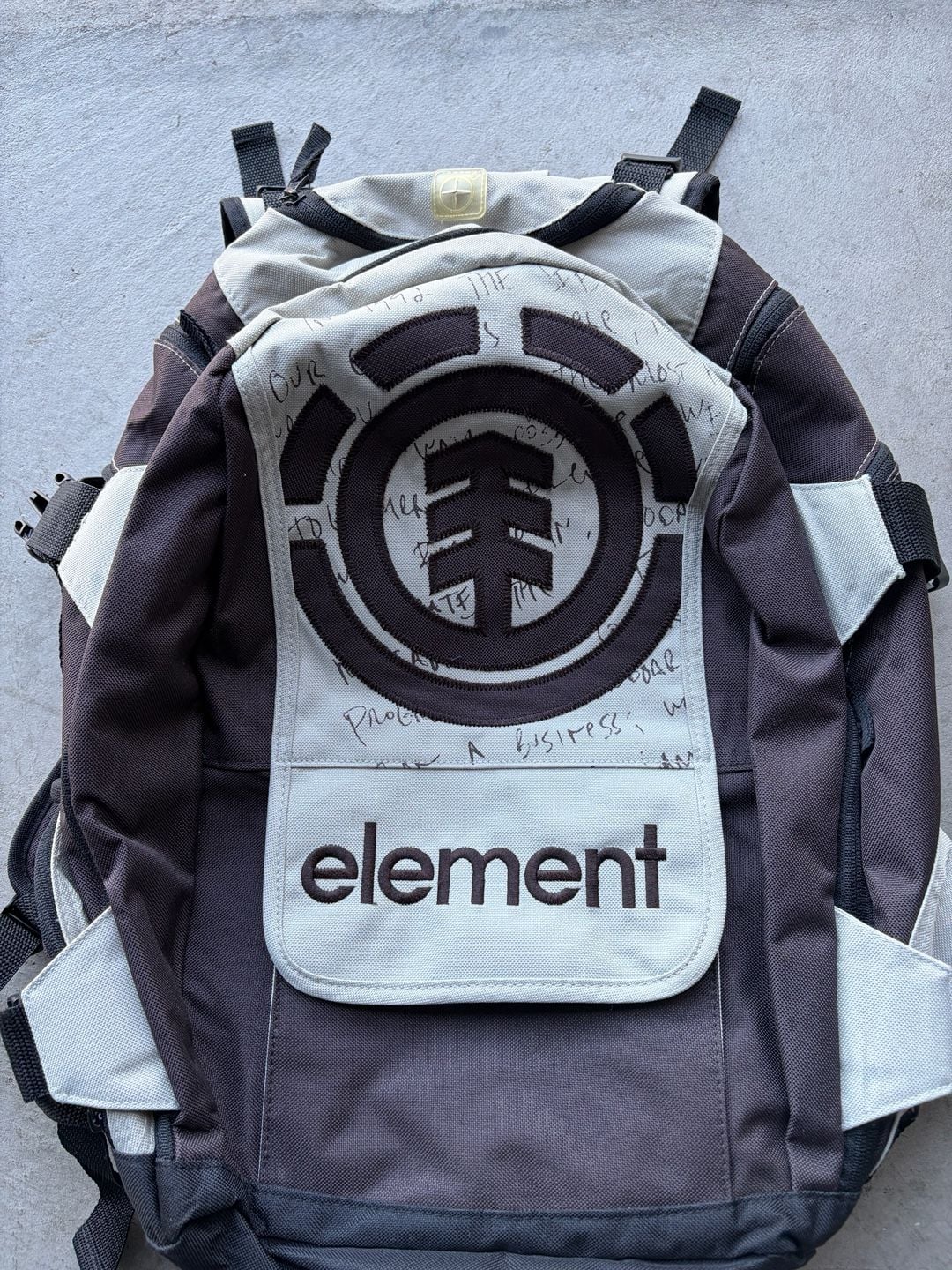 Element Skateboards Backpack Brown White 3