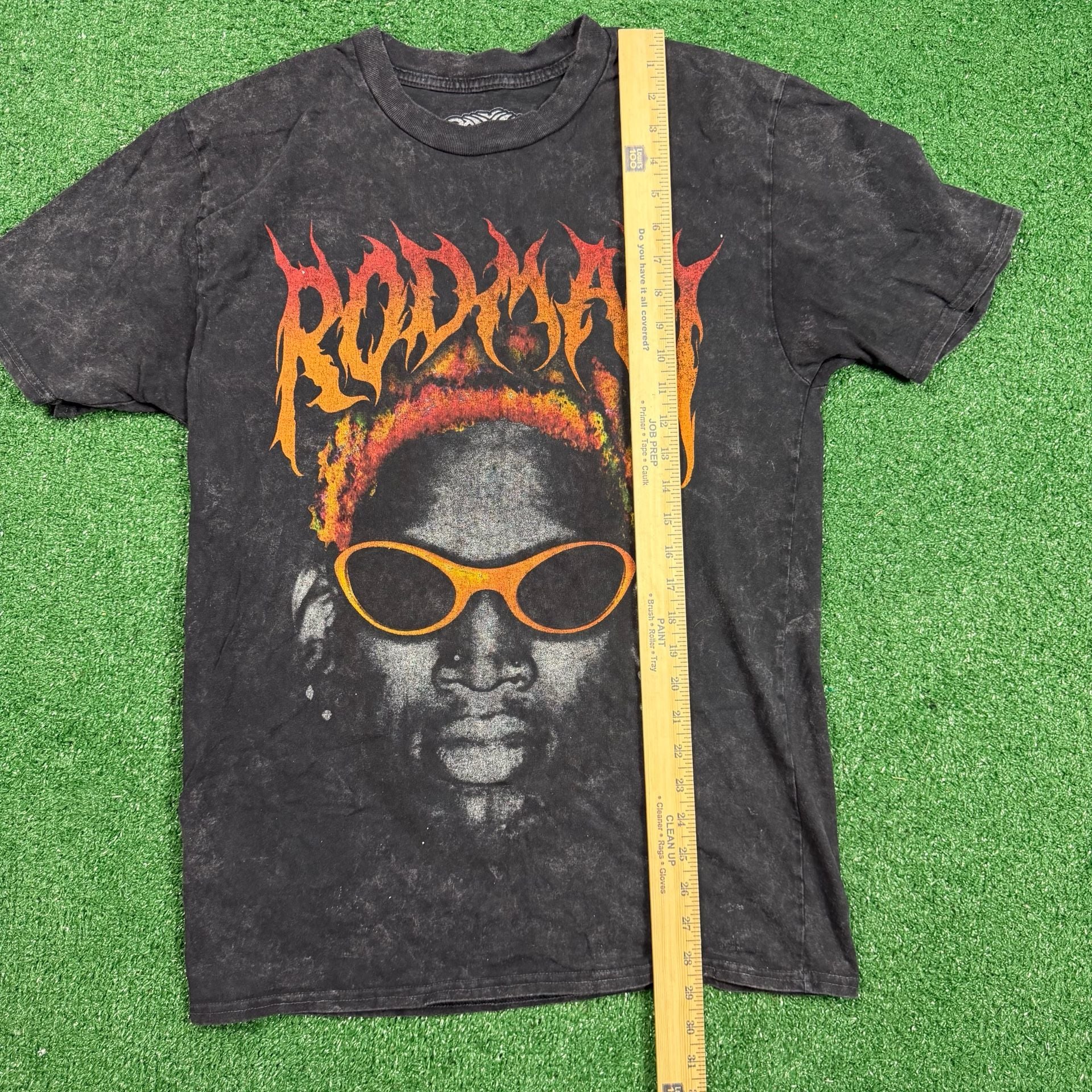 Dennis Rodman Vintage Graphic Acid Wash T-Shirt 6