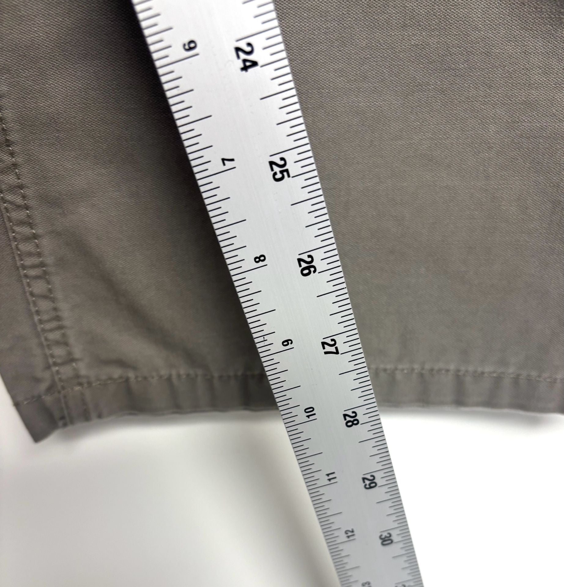 Van Heusen Studio Pants 38x30 Gray Cotton 7