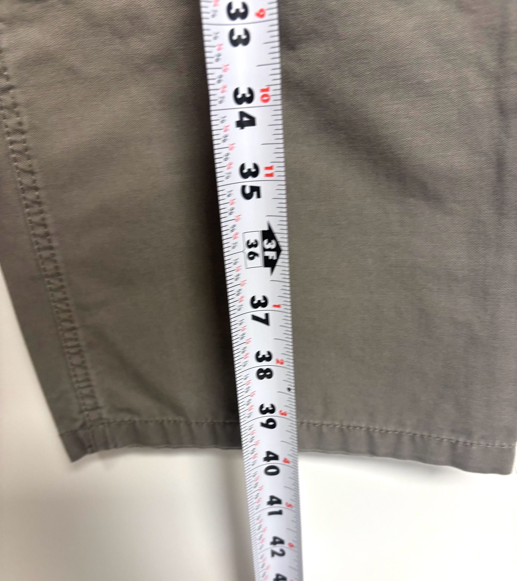 Van Heusen Studio Pants 38x30 Gray Cotton 8