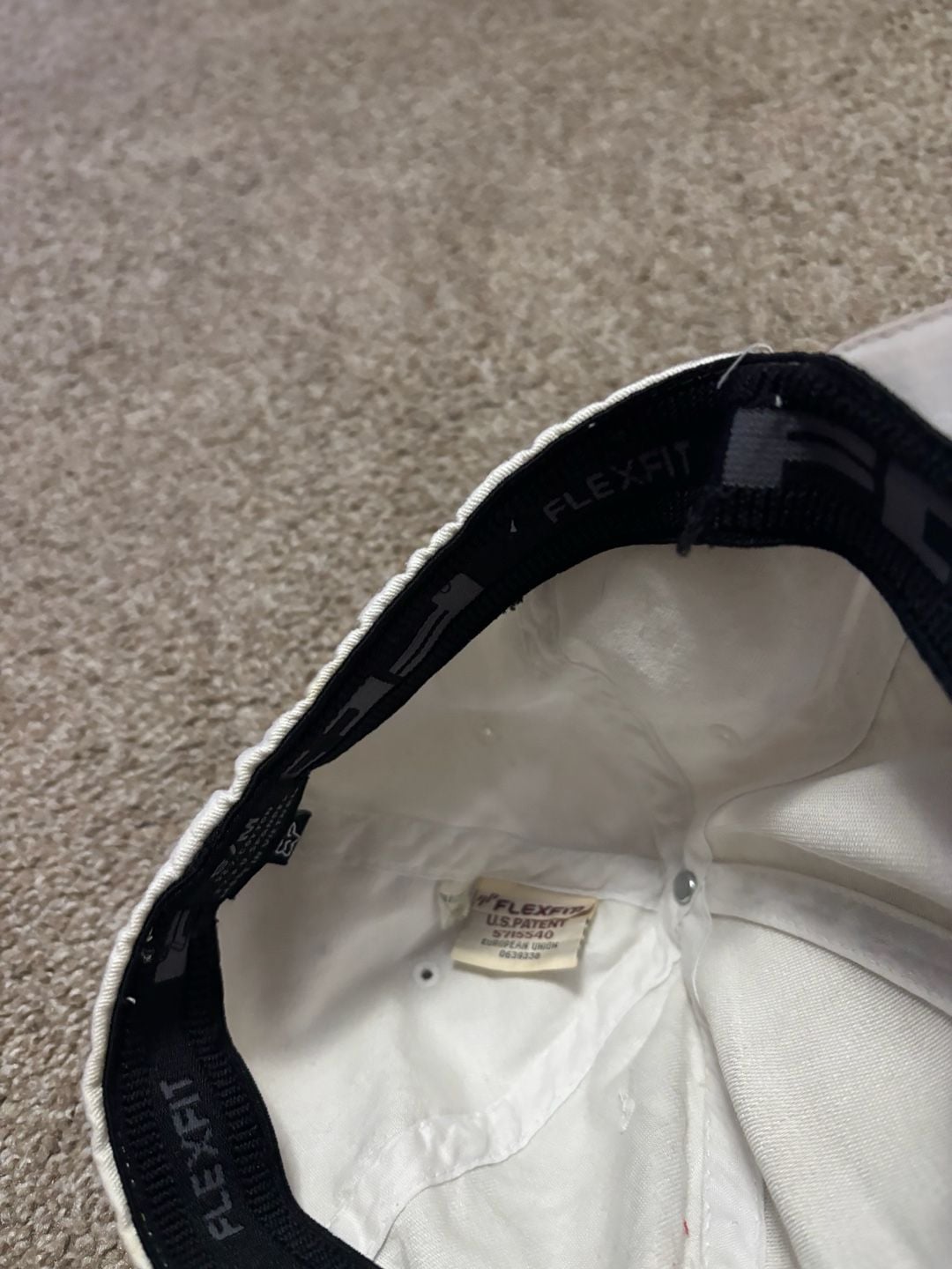 Early 2000s Y2K Fox Racing Hat White Graphic Baseball Cap 3