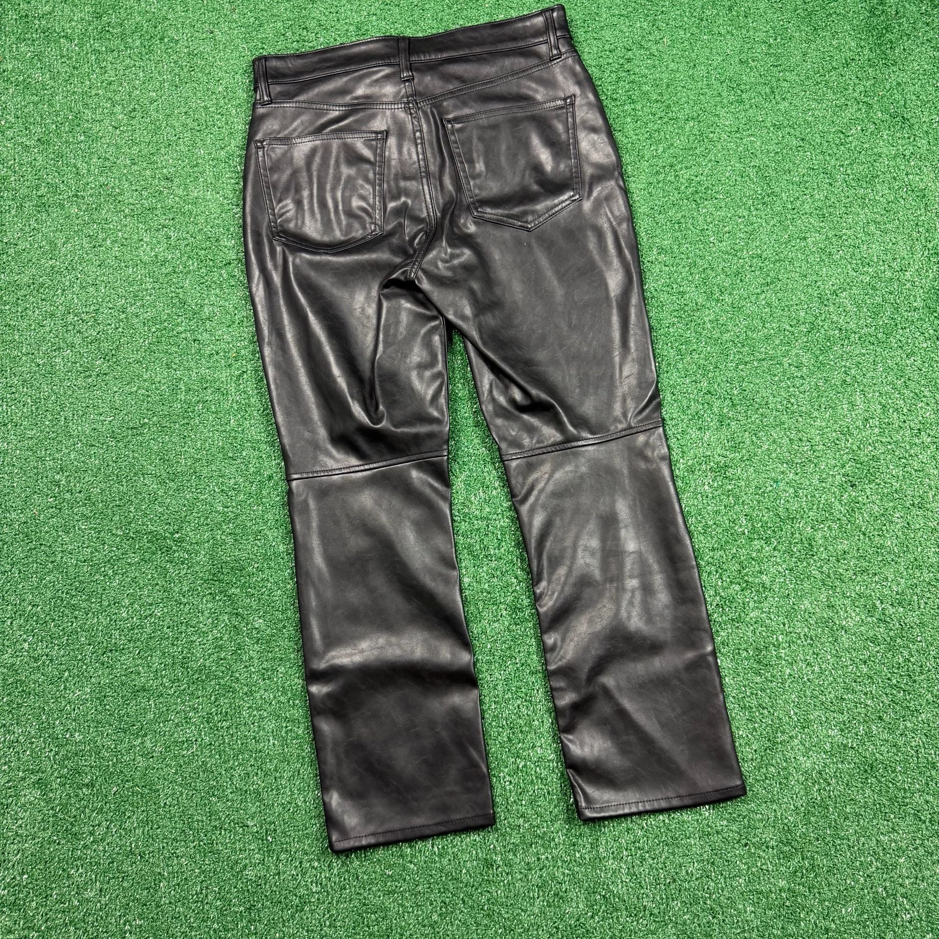 Good American Faux Leather Pants Black Size 4 3