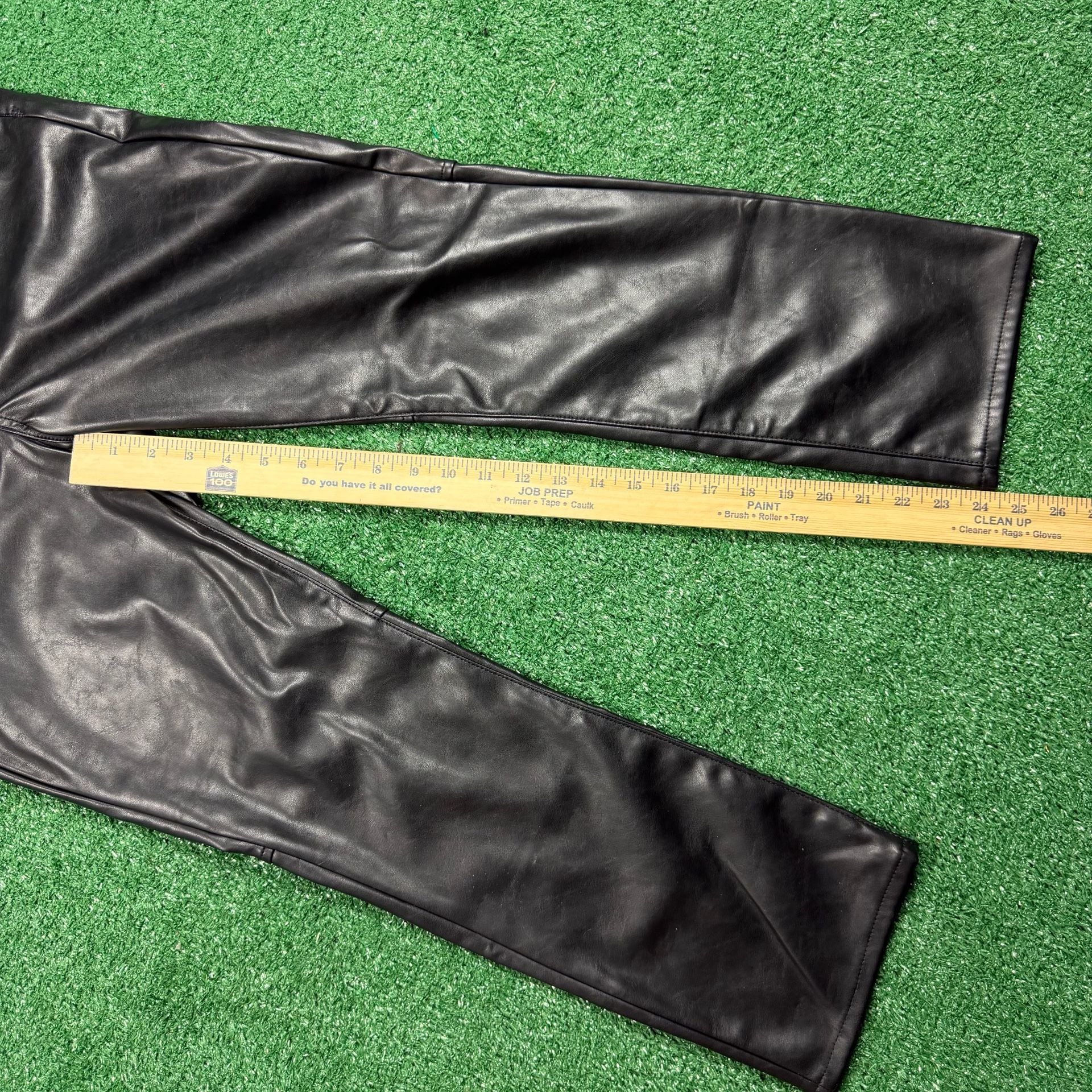 Good American Faux Leather Pants Black Size 4 6
