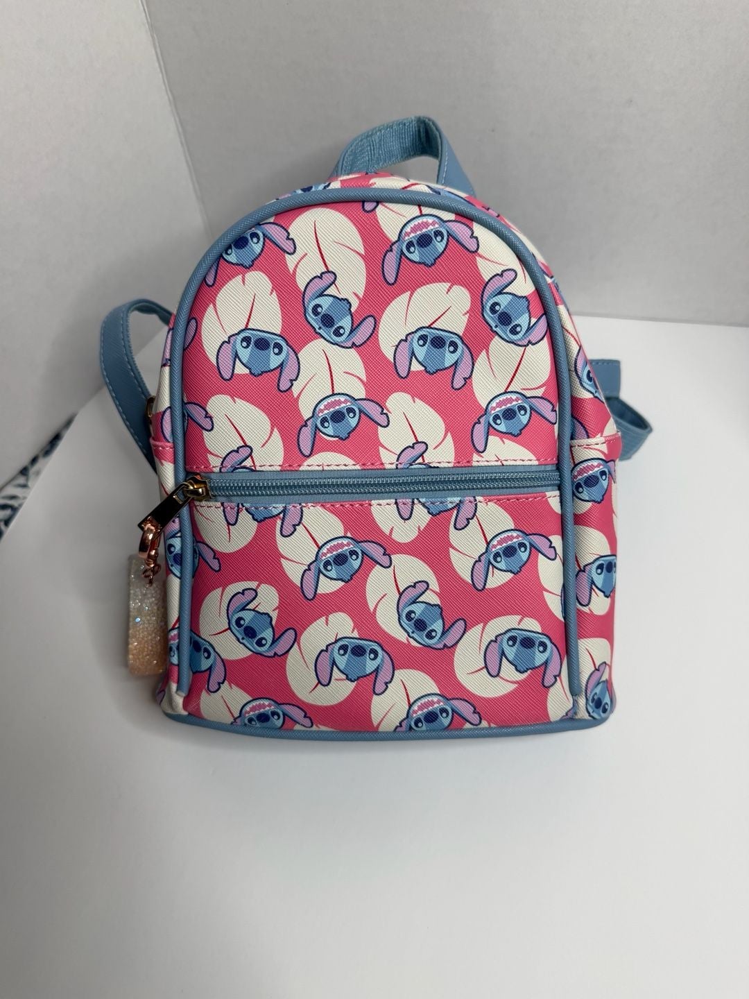 Disney Lilo & Stitch Mini Backpack Bag Card Holder & Key Chain ... 2