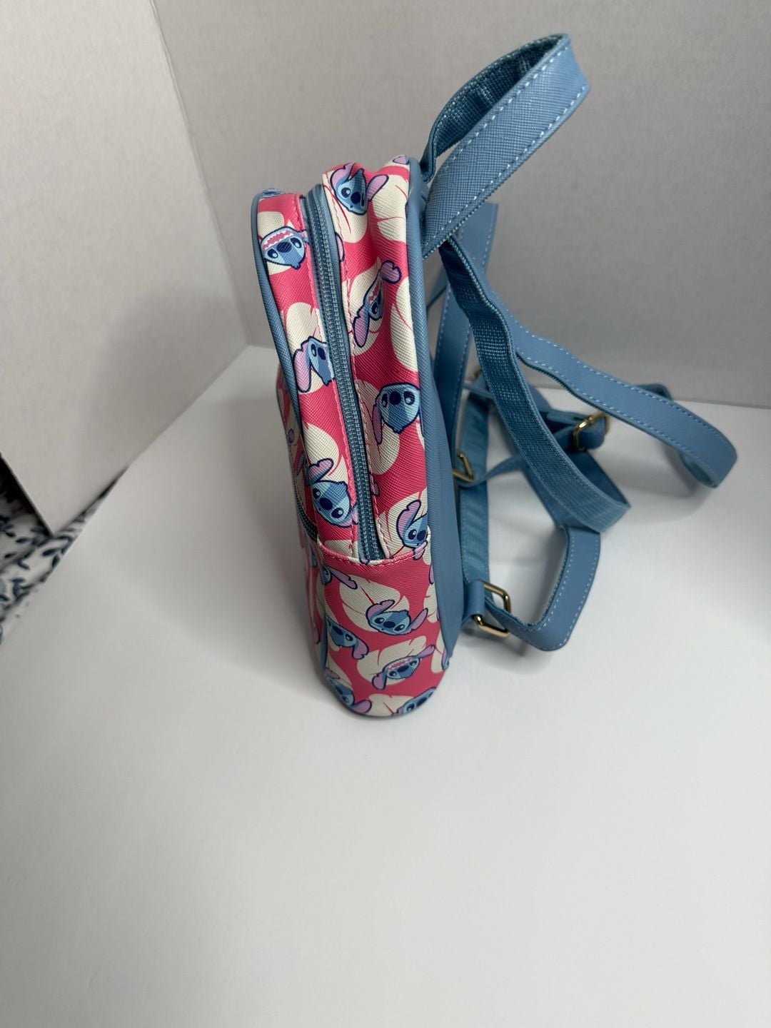 Disney Lilo & Stitch Mini Backpack Bag Card Holder & Key Chain ... 3