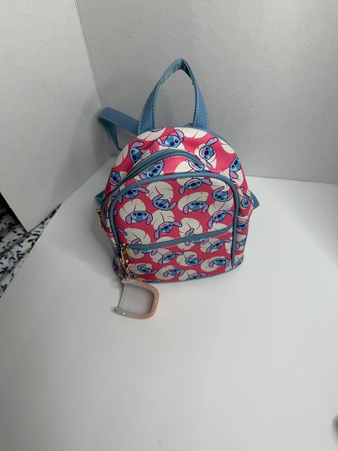 Disney Lilo & Stitch Mini Backpack Bag Card Holder & Key Chain ... 4