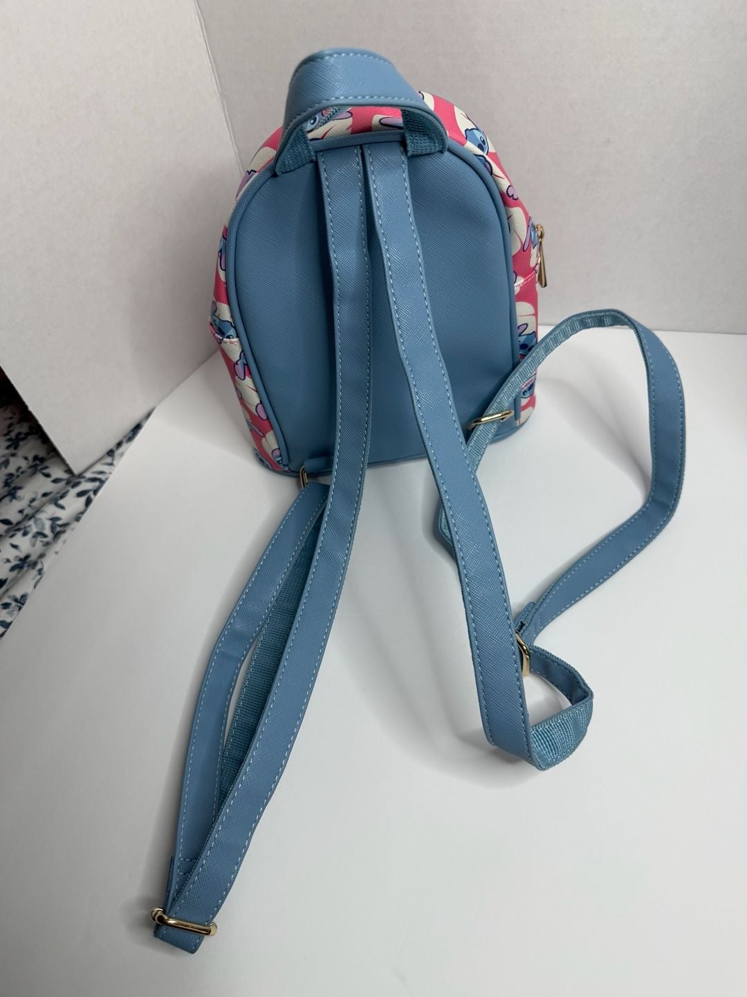 Disney Lilo & Stitch Mini Backpack Bag Card Holder & Key Chain ... 5