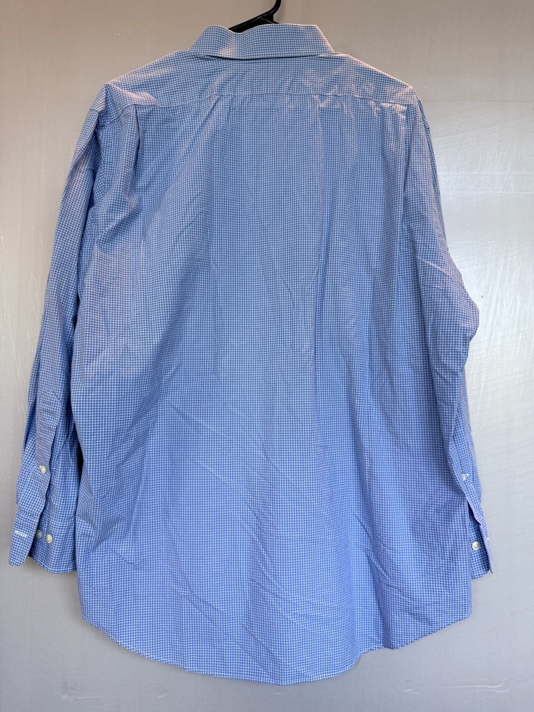 Polo Ralph Lauren Long Sleeve Button-Down Shirt Size 18 34/35 Blue Plaid 5