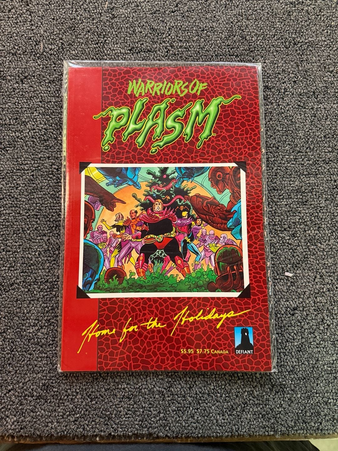Warriors of Plasm Home for the Holidays Defiant Comic Book 1