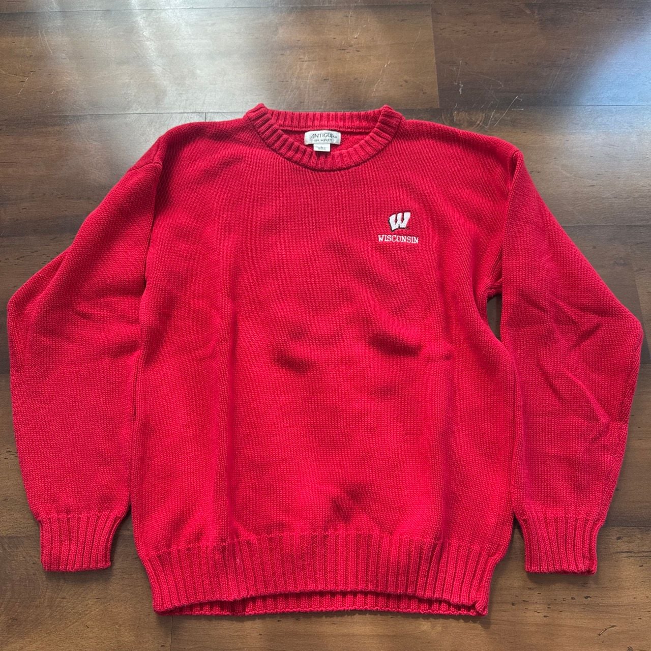 Antigua Wisconsin Sweater Size XL Red 2