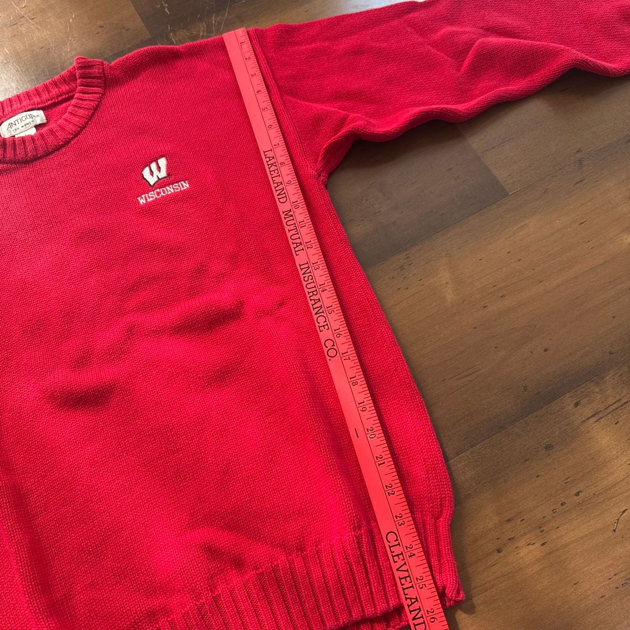 Antigua Wisconsin Sweater Size XL Red 6
