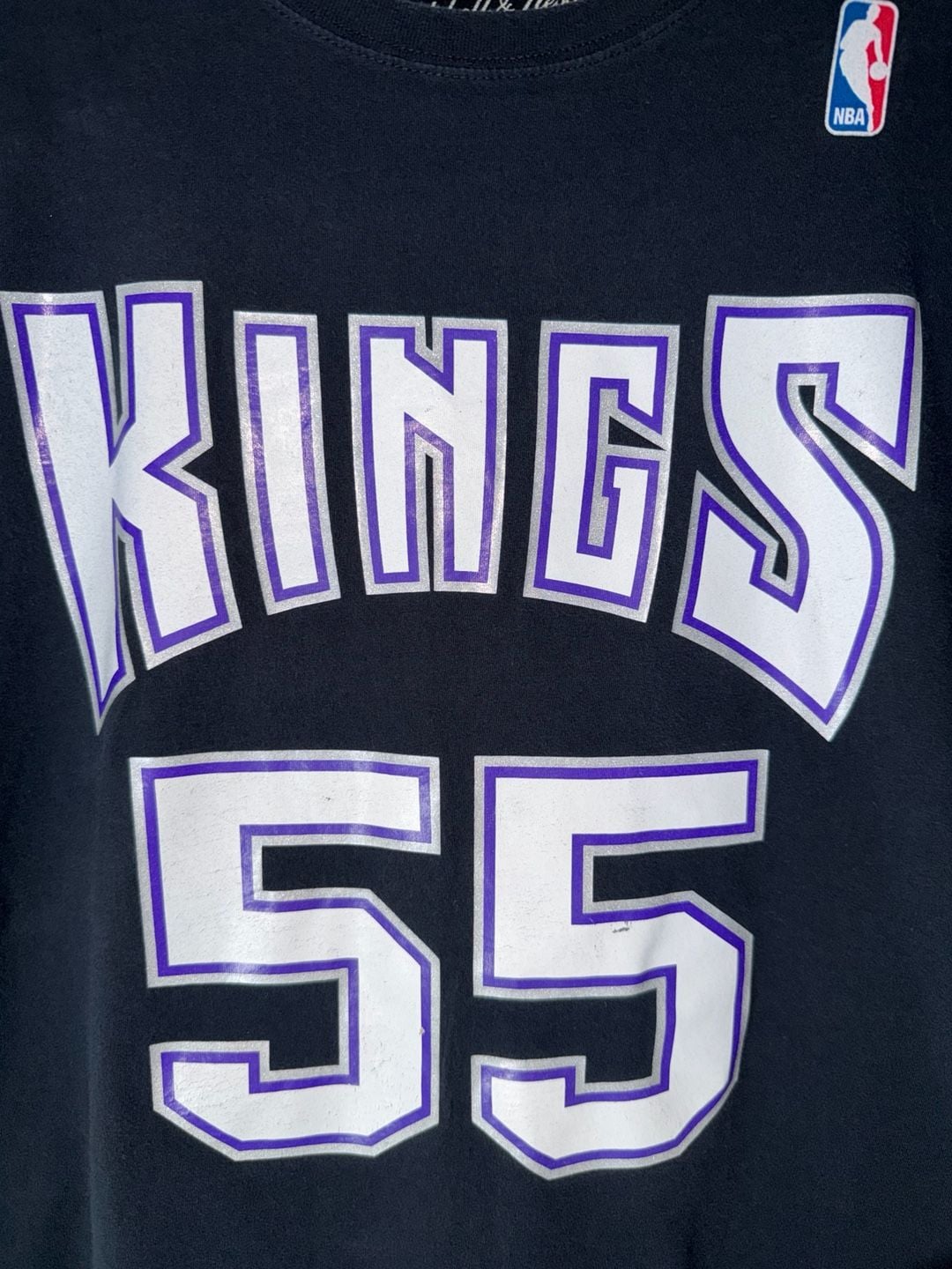 Mitchell & Ness Sacramento Kings 55 T-Shirt Black 3