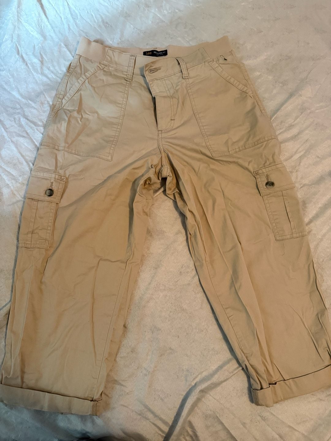 Lee Relaxed Fit Cargo Pants Size 8 2