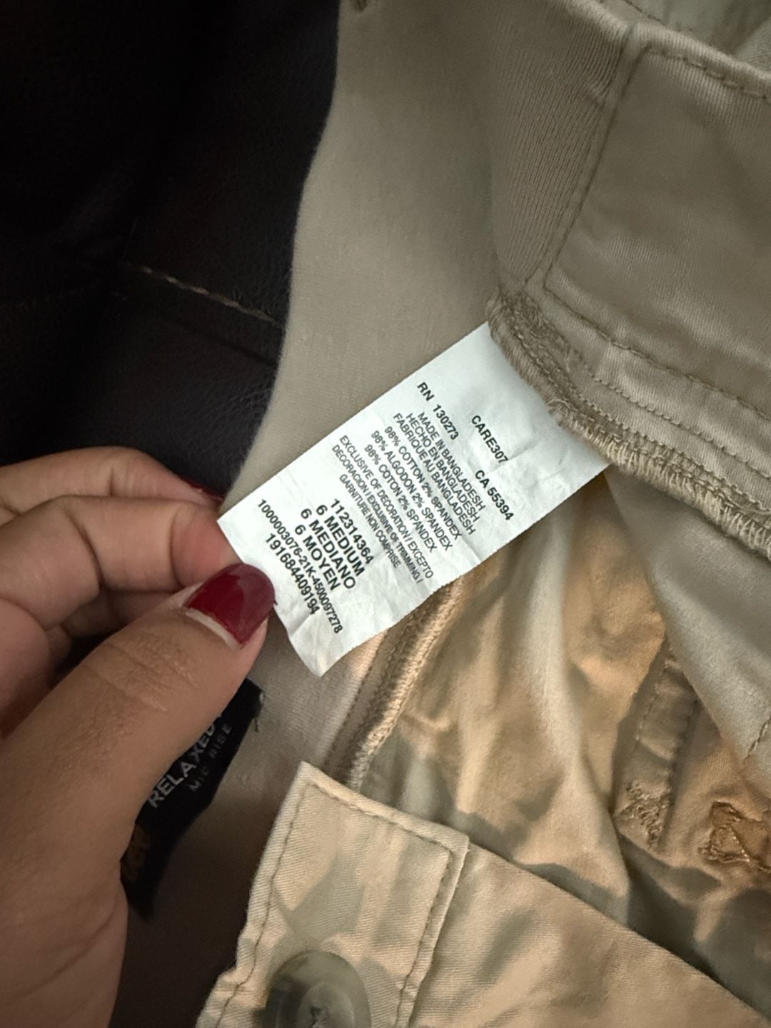 Lee Relaxed Fit Cargo Pants Size 8 3