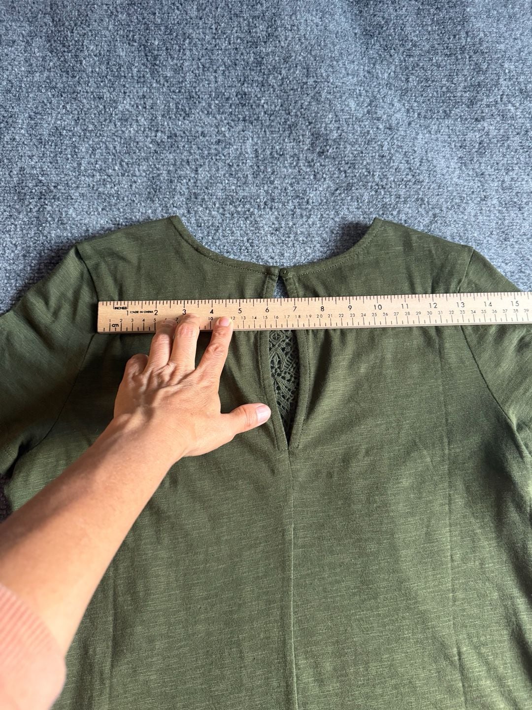 Banana Republic bloise Women's small Green Linen Embellished ... 8