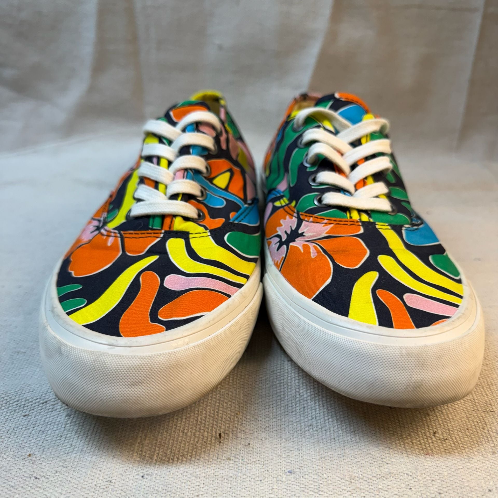 SeaVees Hermosa Plimsoll Shoes Multi Floral Canvas 4