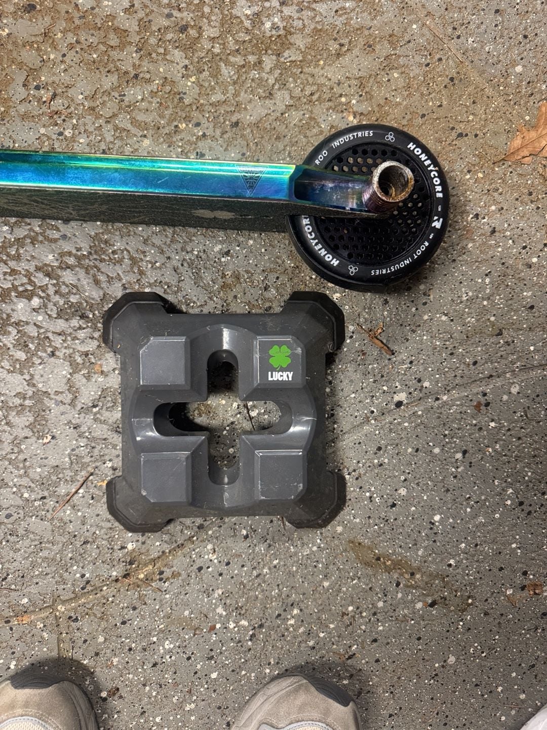 Lucky Pro Scooter Neo Chrome Titanium Bars Stunt Scooter 6