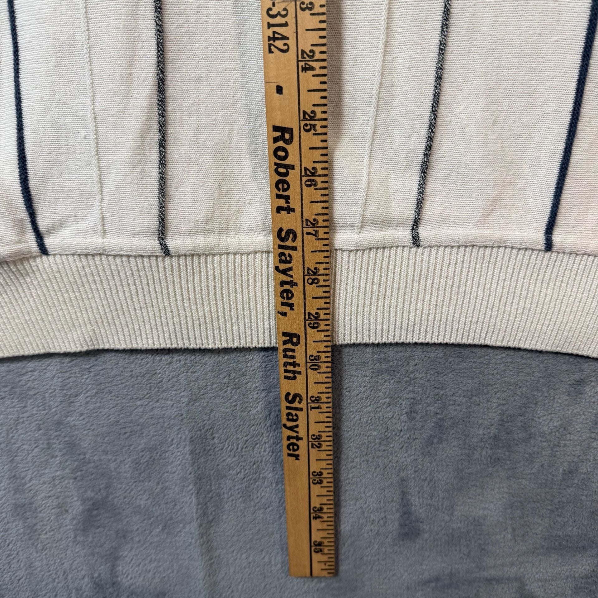 Vintage MX2 Knit Zip Polo Shirt Size XXL Made in Italy 7