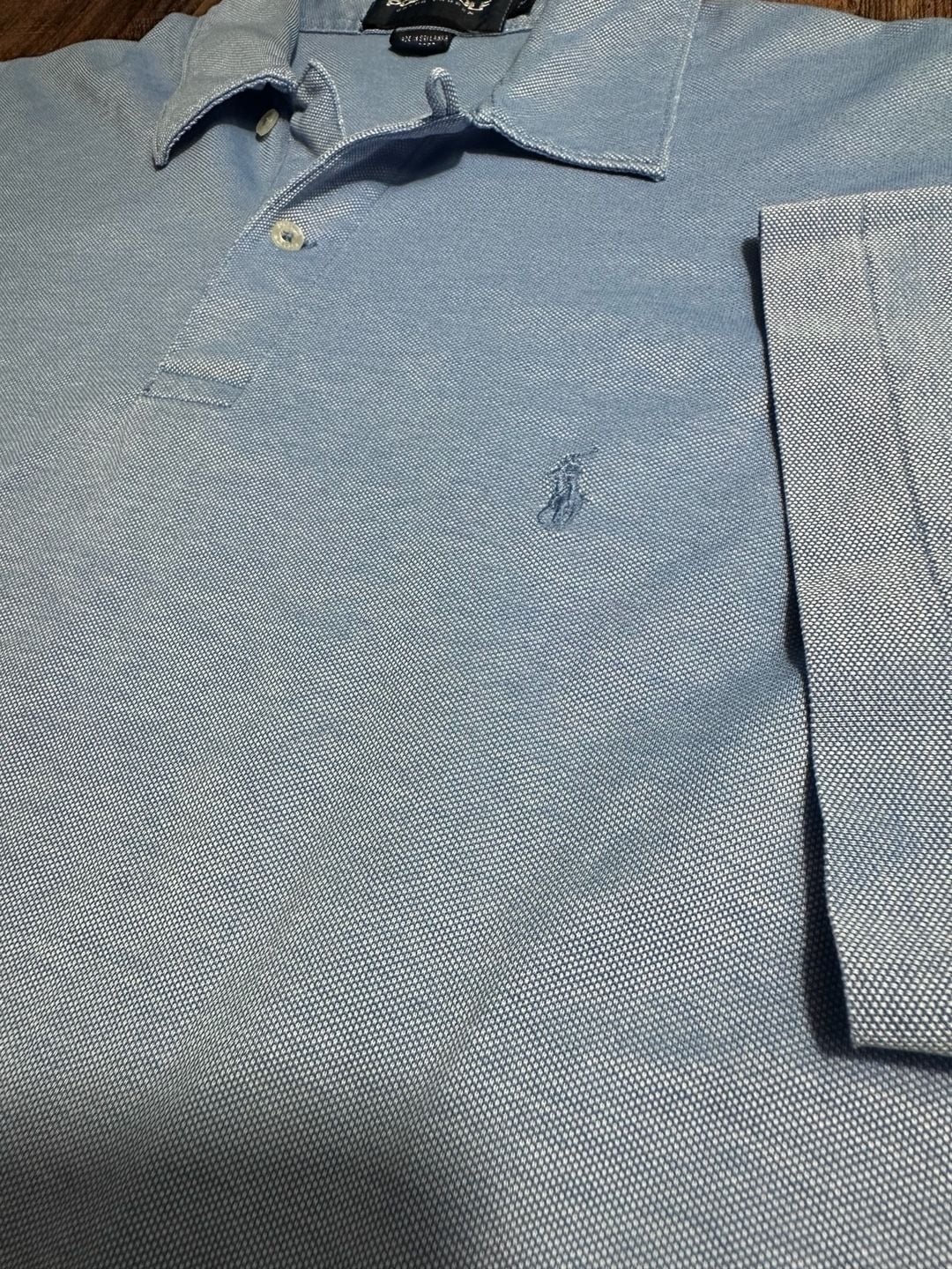 Polo Golf Ralph Lauren Polo Shirt Size M Light Blue Cotton 3