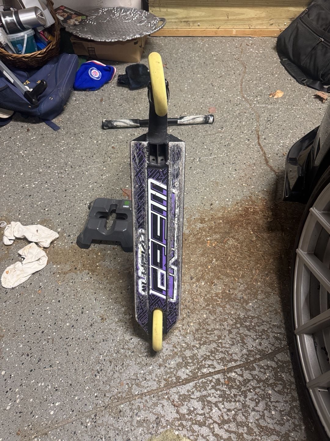 Lucky Pro Scooter Custom Stunt Scooter Black Purple Root Industries 4