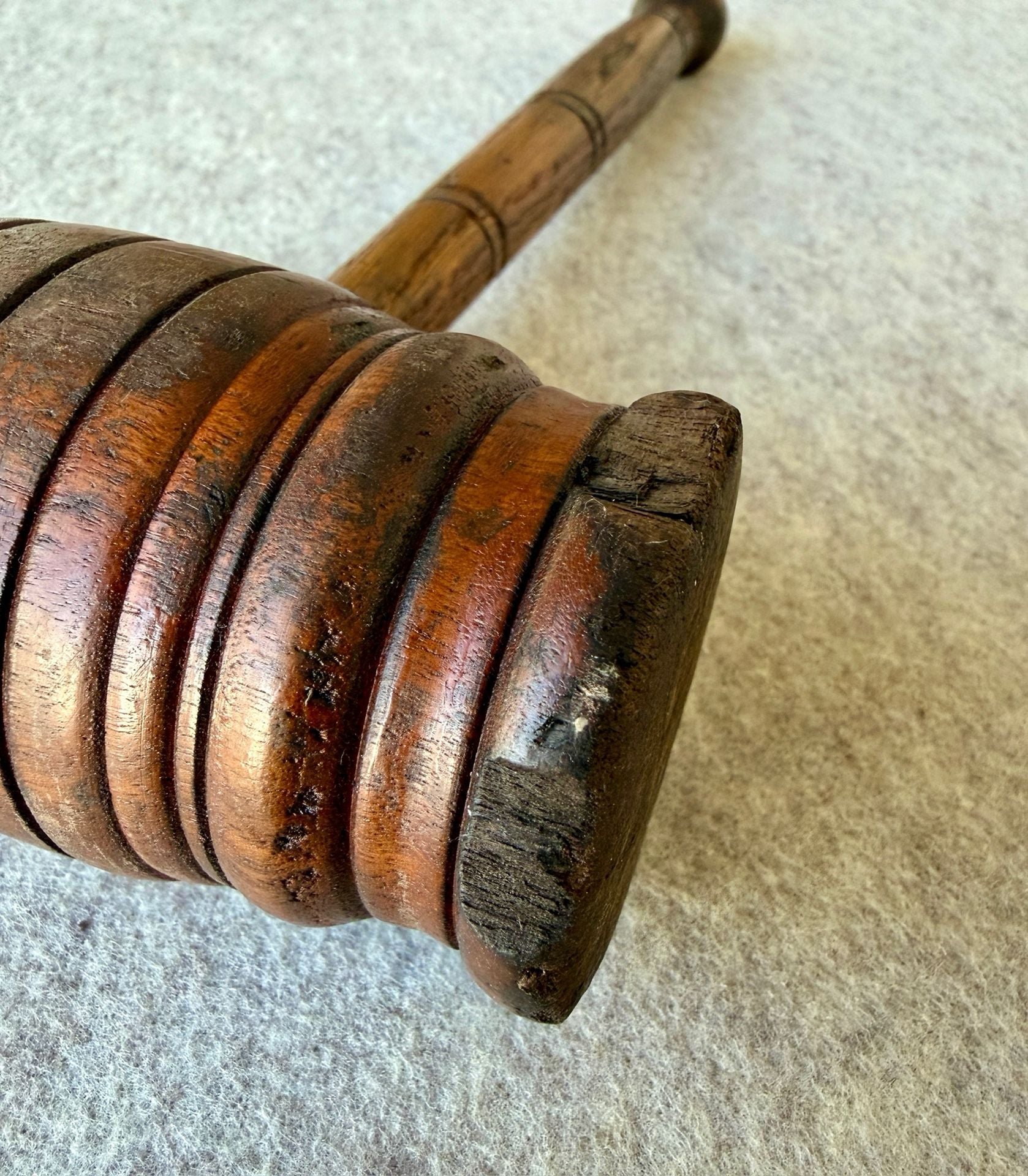 Vintage Wood Gavel #103 4