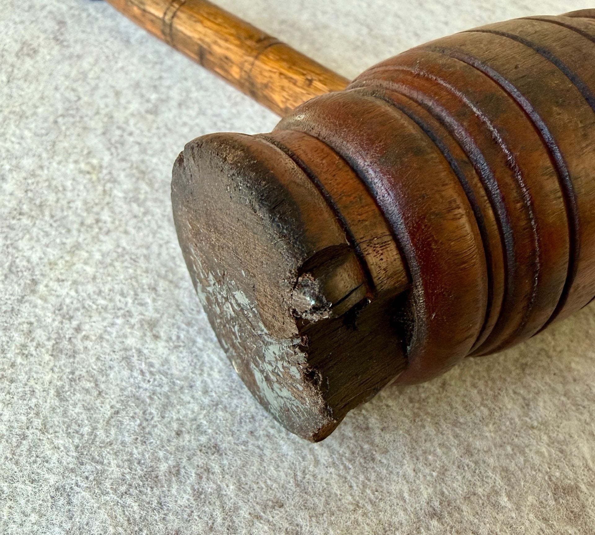 Vintage Wood Gavel #103 5