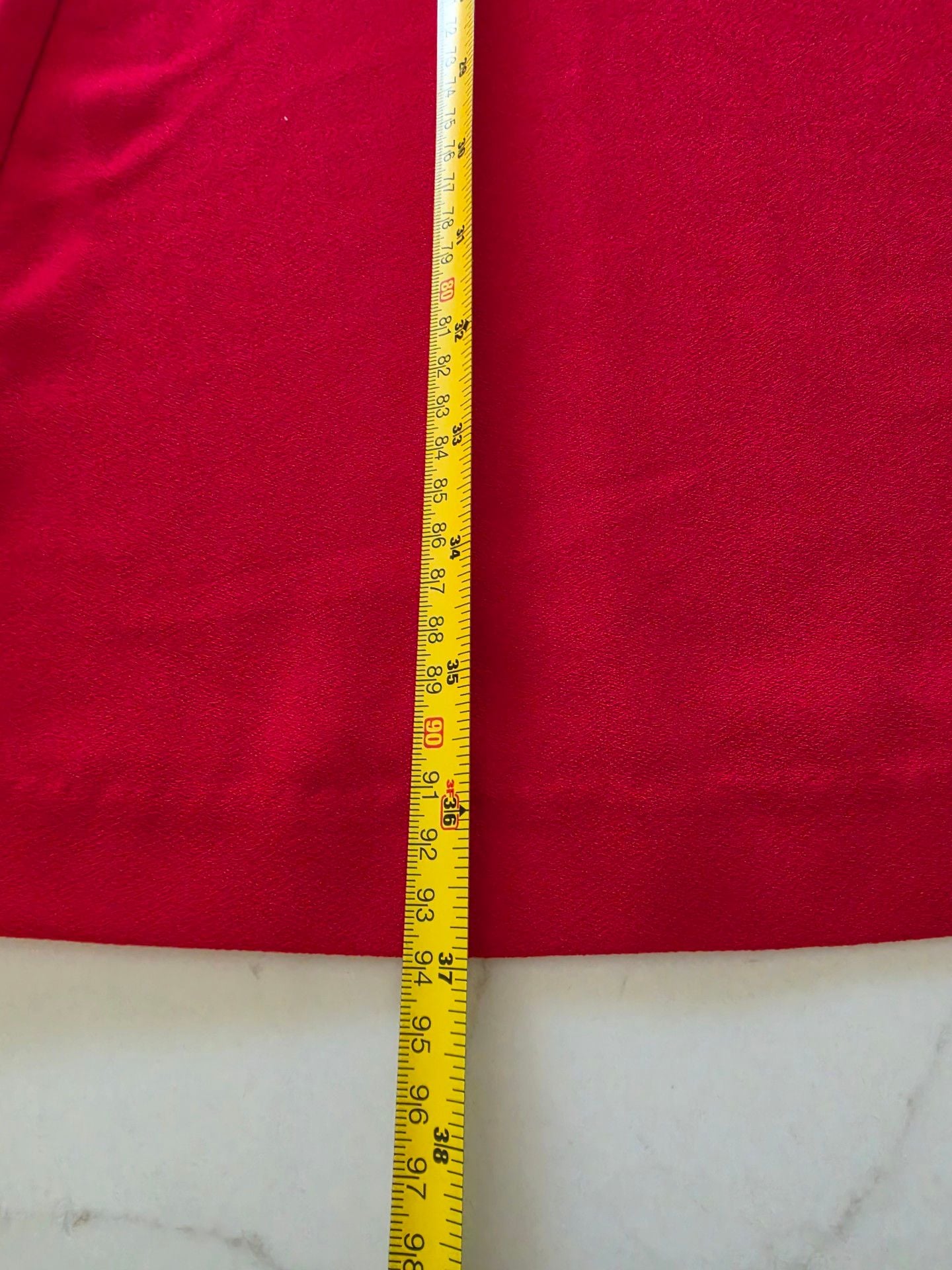 Banana Republic Bell Sleeve Dress Size 8 Red Polyester 9