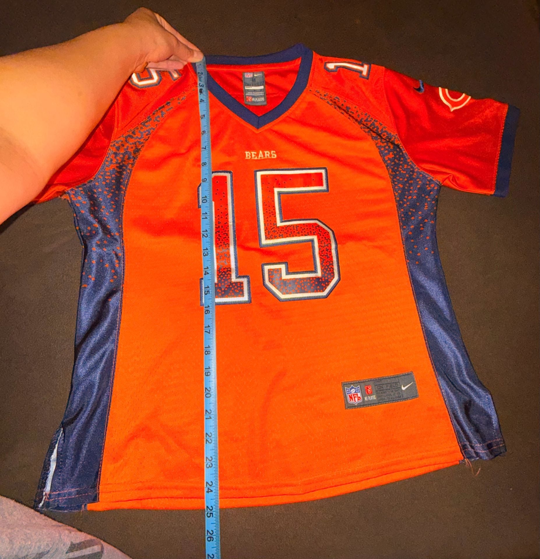 Nike Chicago Bears Brandon Marshall #15 Jersey Size M Orange NFL kids 3