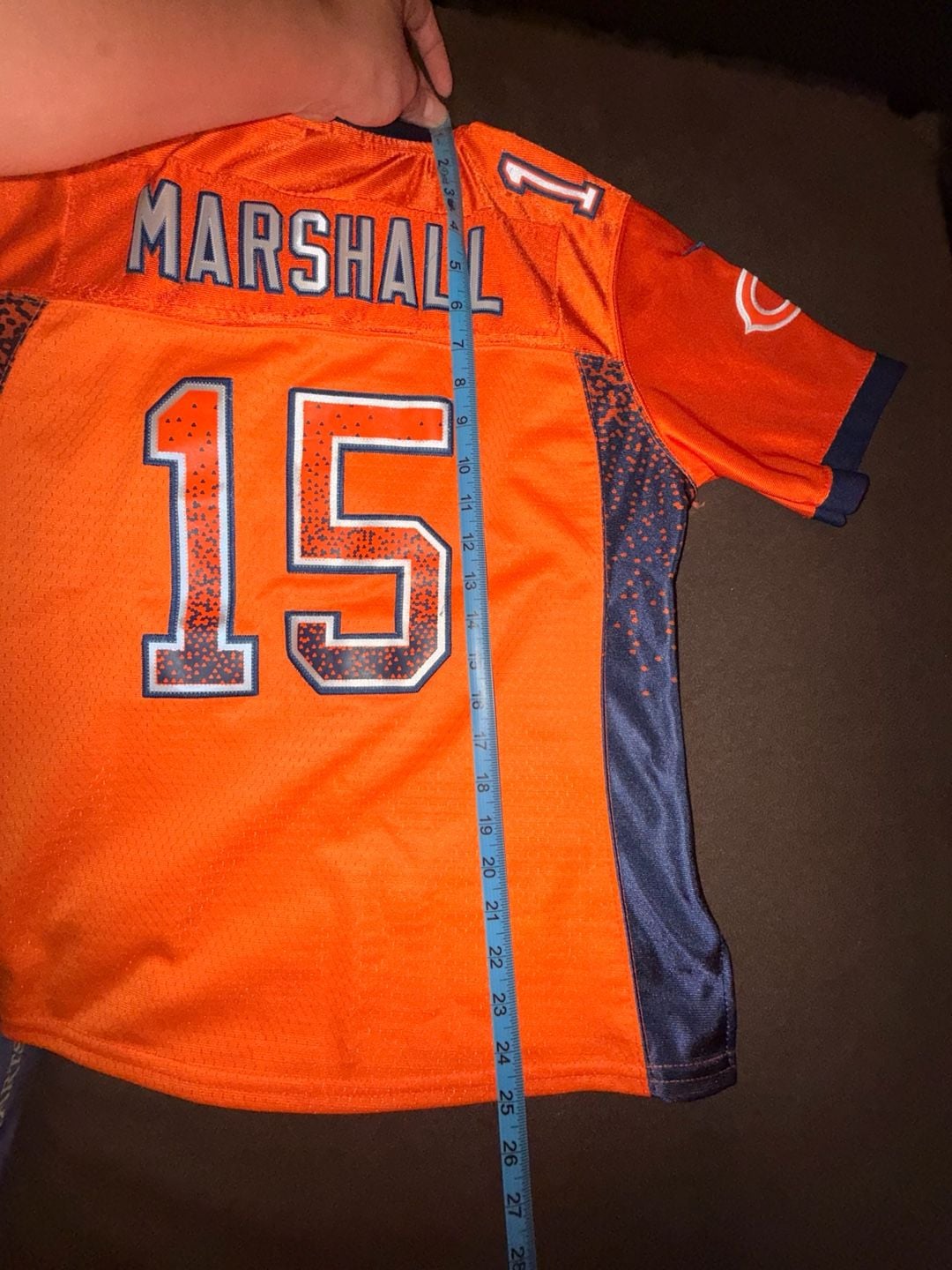 Nike Chicago Bears Brandon Marshall #15 Jersey Size M Orange NFL kids 4