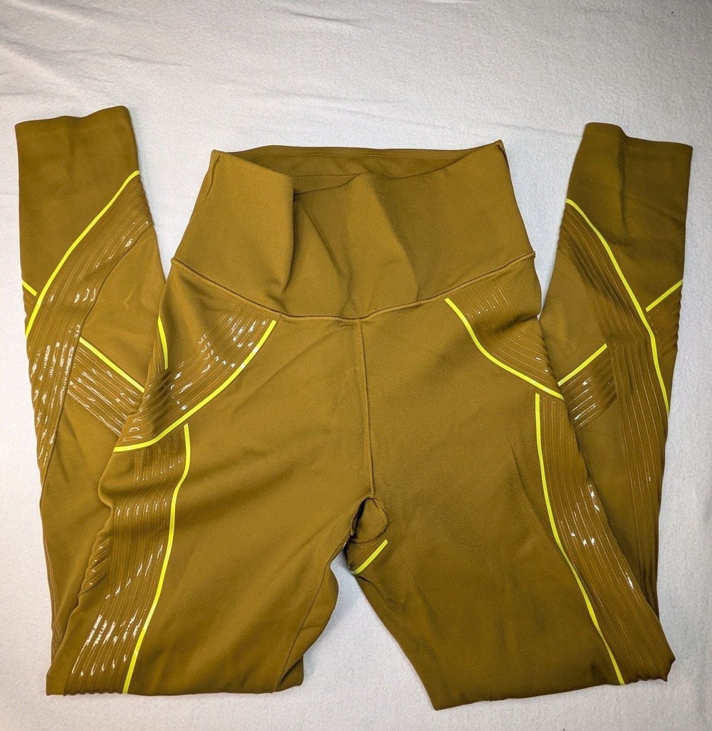 VSX Sport Leggings (size M) and Sports Bra(size S) Set Bronze Olive 2