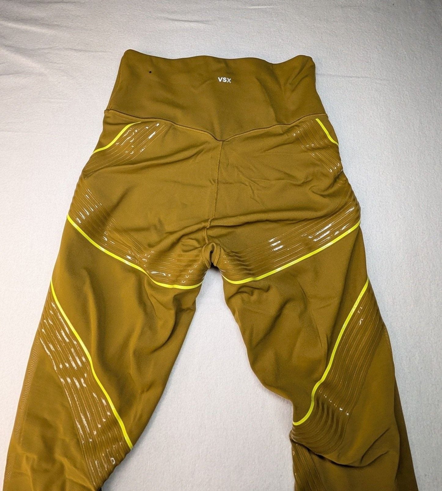 VSX Sport Leggings (size M) and Sports Bra(size S) Set Bronze Olive 3