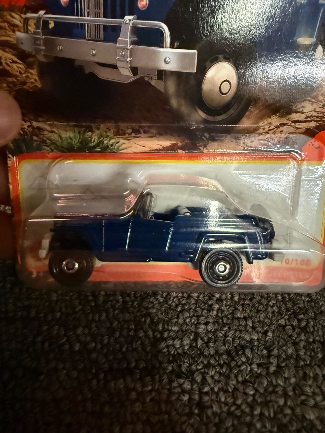 Matchbox Jeep CJ-6 Blue Diecast Toy Vehicle New in Package 2