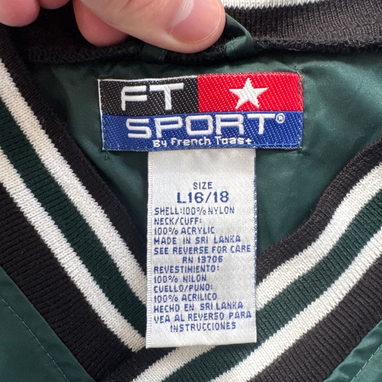 Pro Player Sport Green Packers Windbreaker Jacket Size L 4