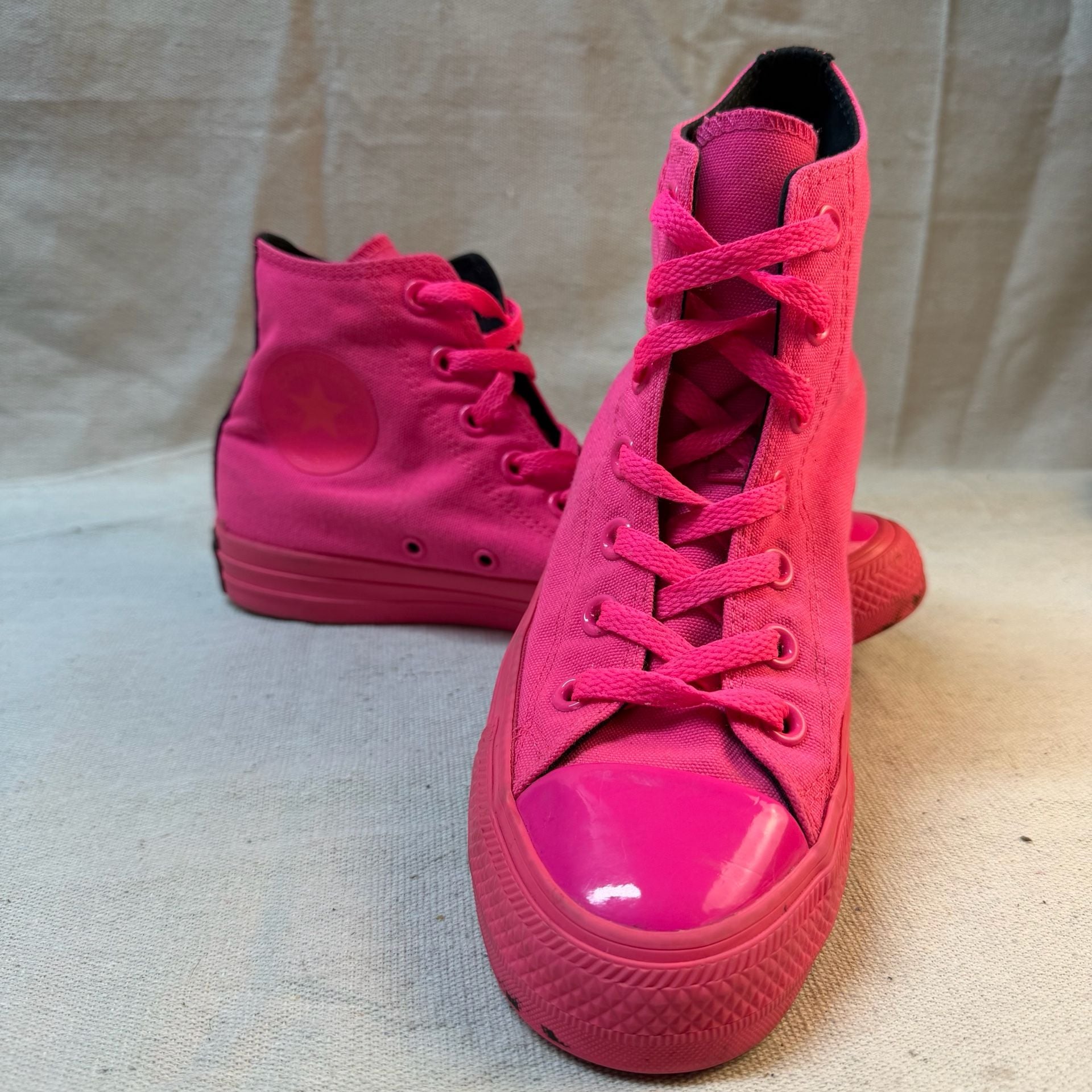 Converse Chuck Taylor All Star High Top Pink Sneakers 2