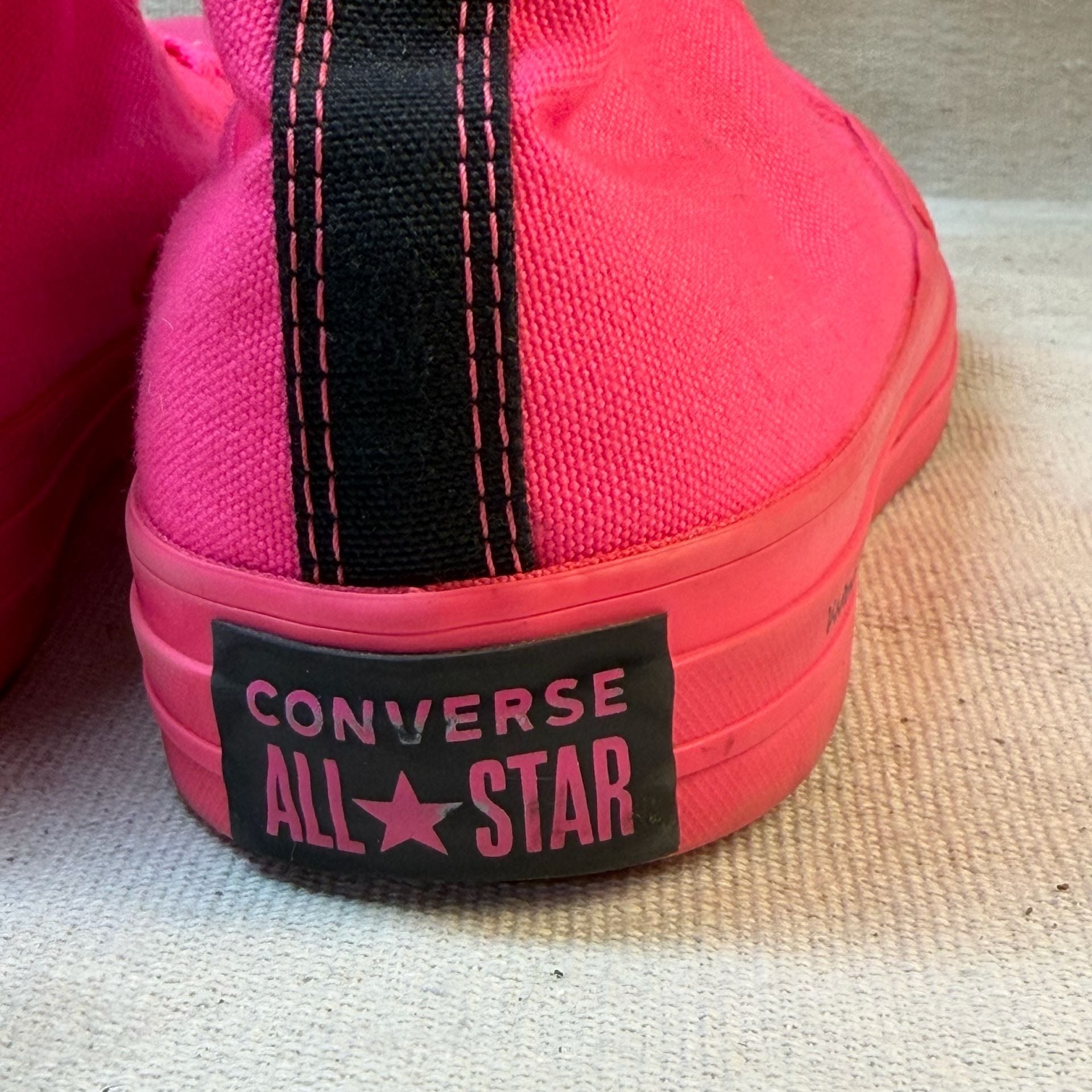 Converse Chuck Taylor All Star High Top Pink Sneakers 8