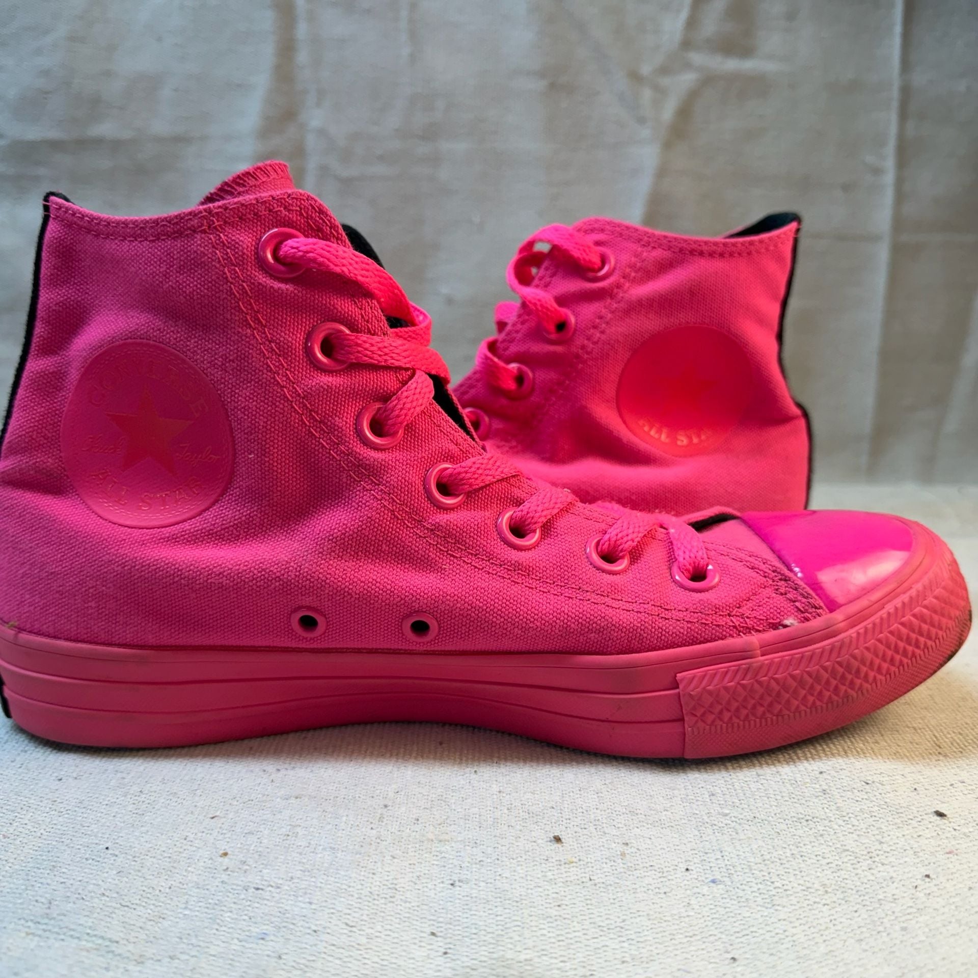 Converse Chuck Taylor All Star High Top Pink Sneakers 11