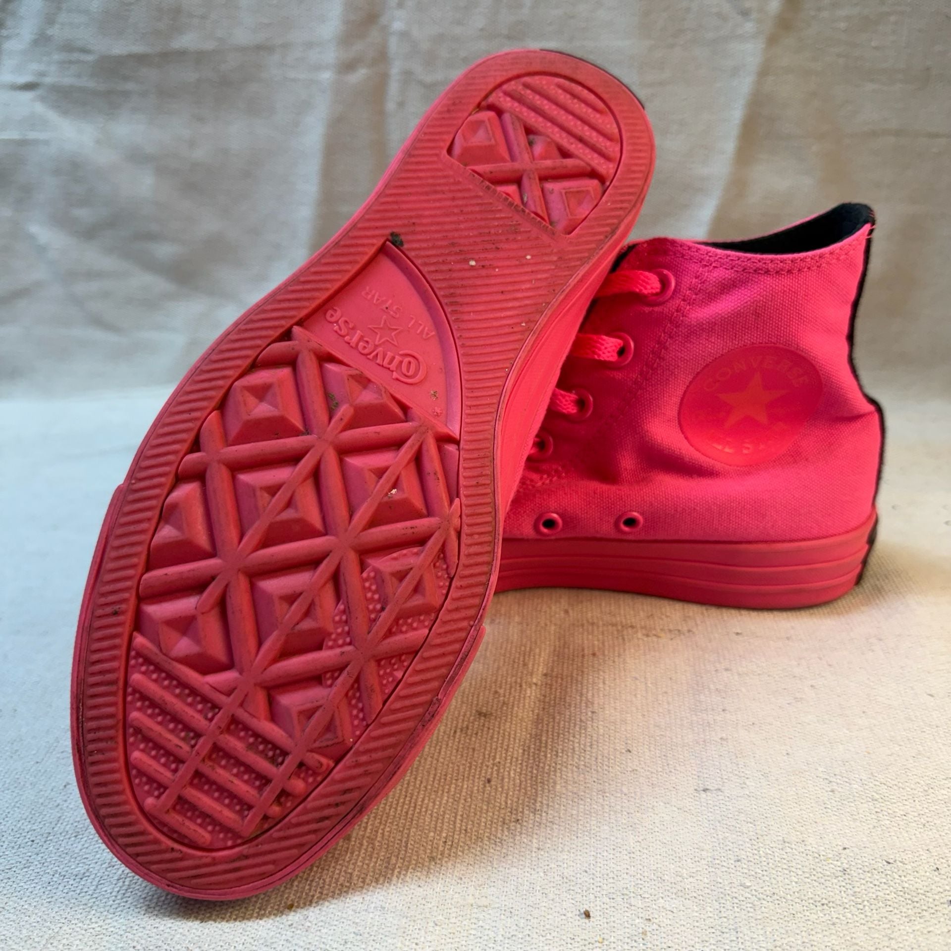 Converse Chuck Taylor All Star High Top Pink Sneakers 13