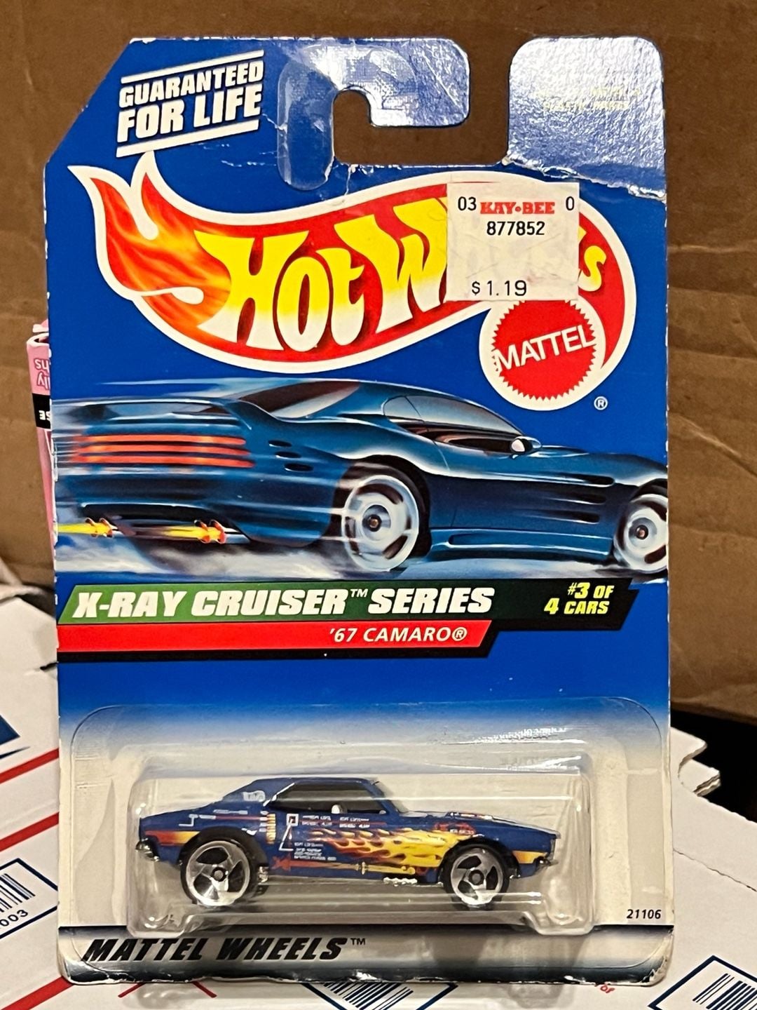 Hot Wheels X-Ray Cruiser 67 Camaro #3 Of 4 Cars Sealed 1