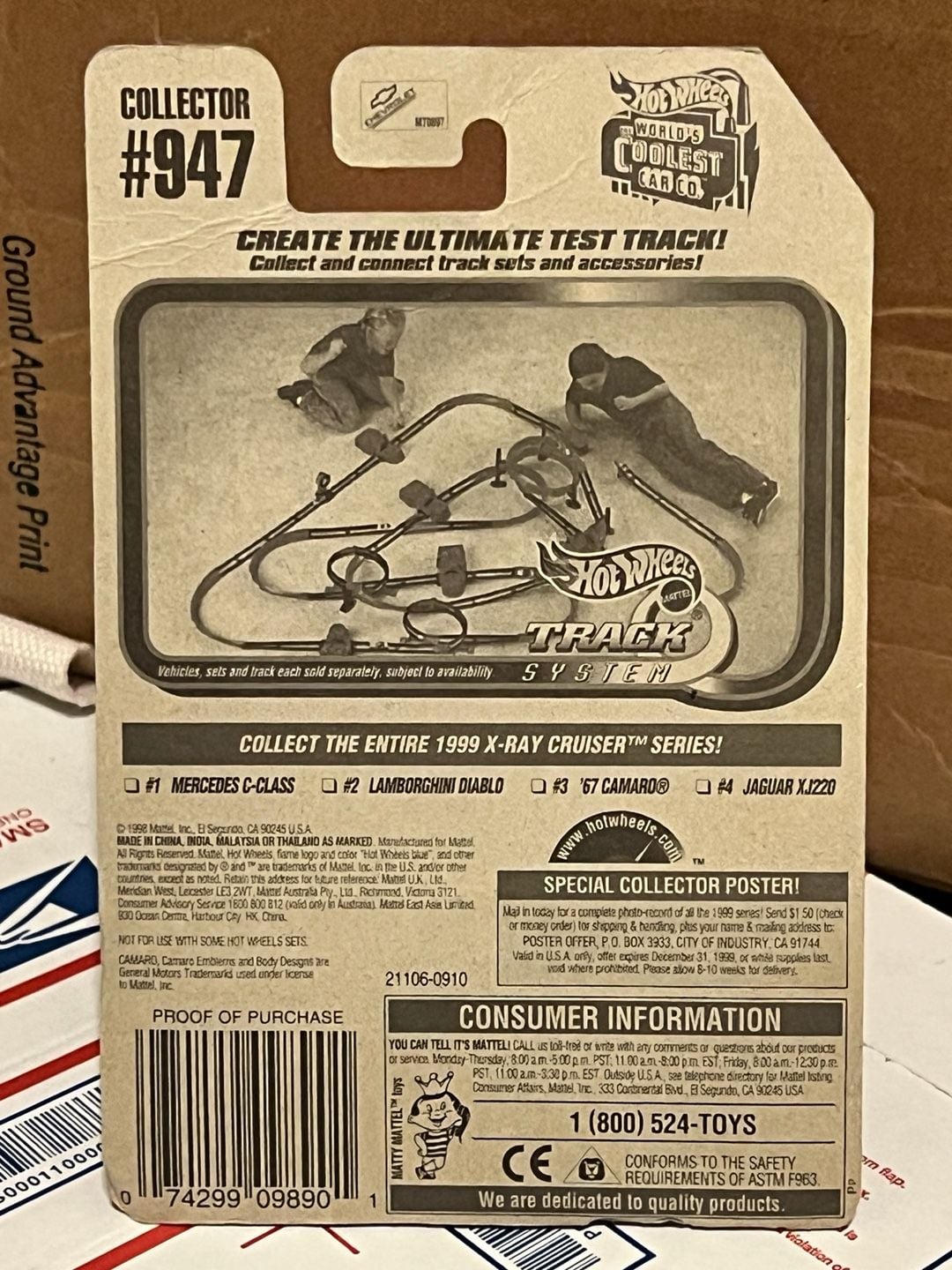 Hot Wheels X-Ray Cruiser 67 Camaro #3 Of 4 Cars Sealed 6