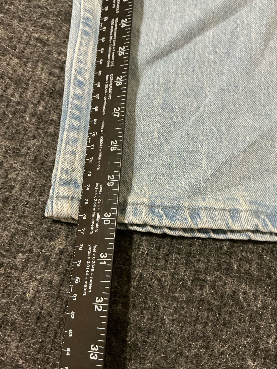 Wrangler Five Star Relaxed Fit Flex Jeans Mens Size 34x30 Light Wash Blue  8