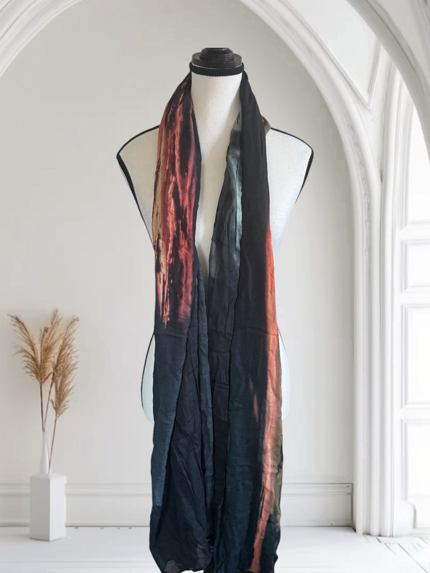 Beautiful VIDA Multi-Color Gradient Modal Scarf
80" length and 26" in width 2