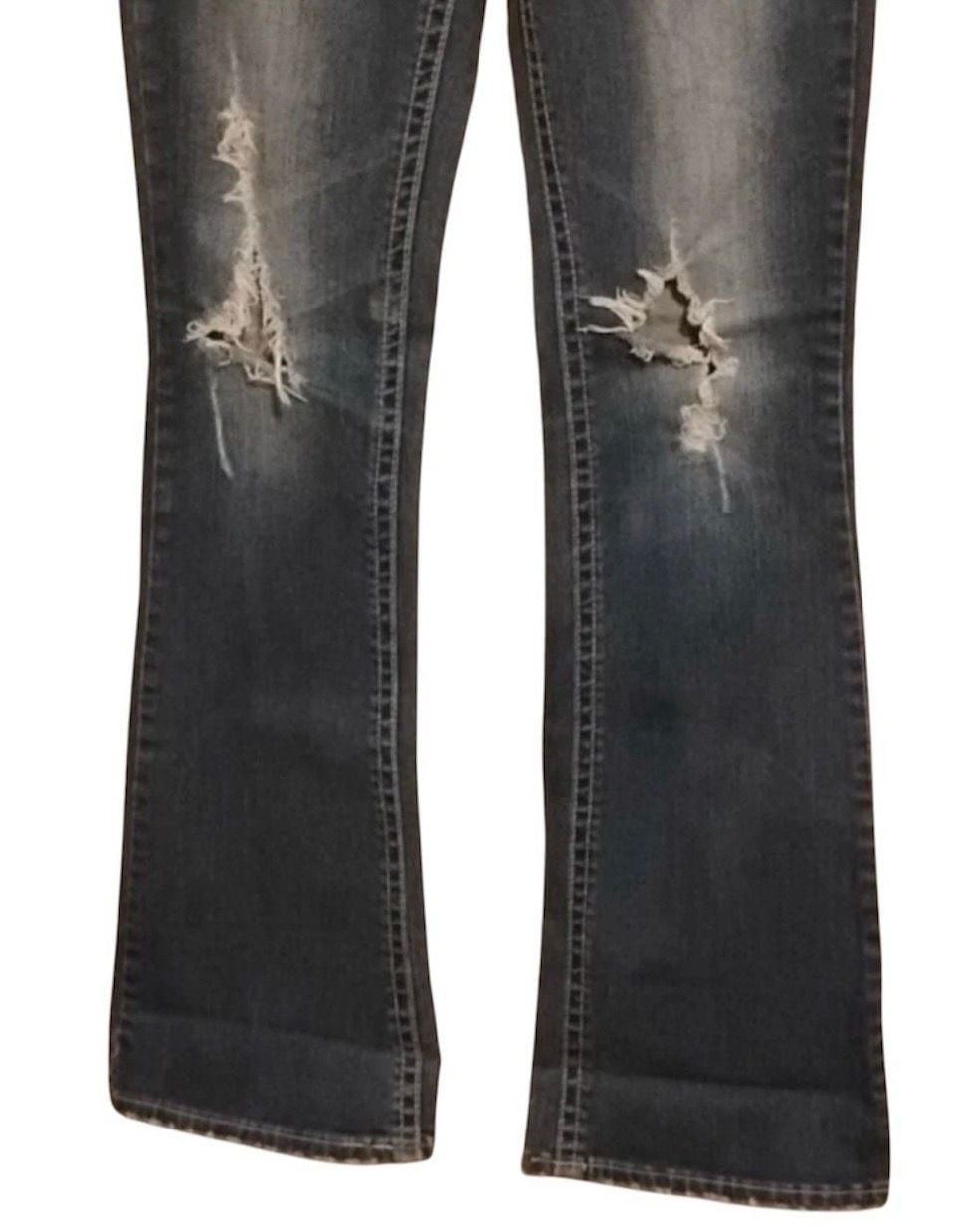 Silver Jeans Co. Suki Bootcut Distressed Jeans Size 28 3