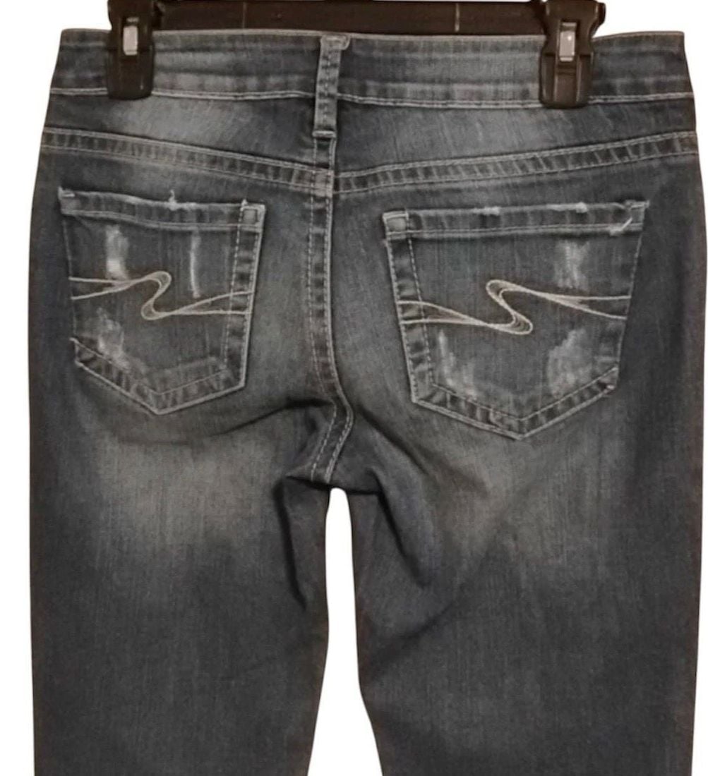 Silver Jeans Co. Suki Bootcut Distressed Jeans Size 28 8