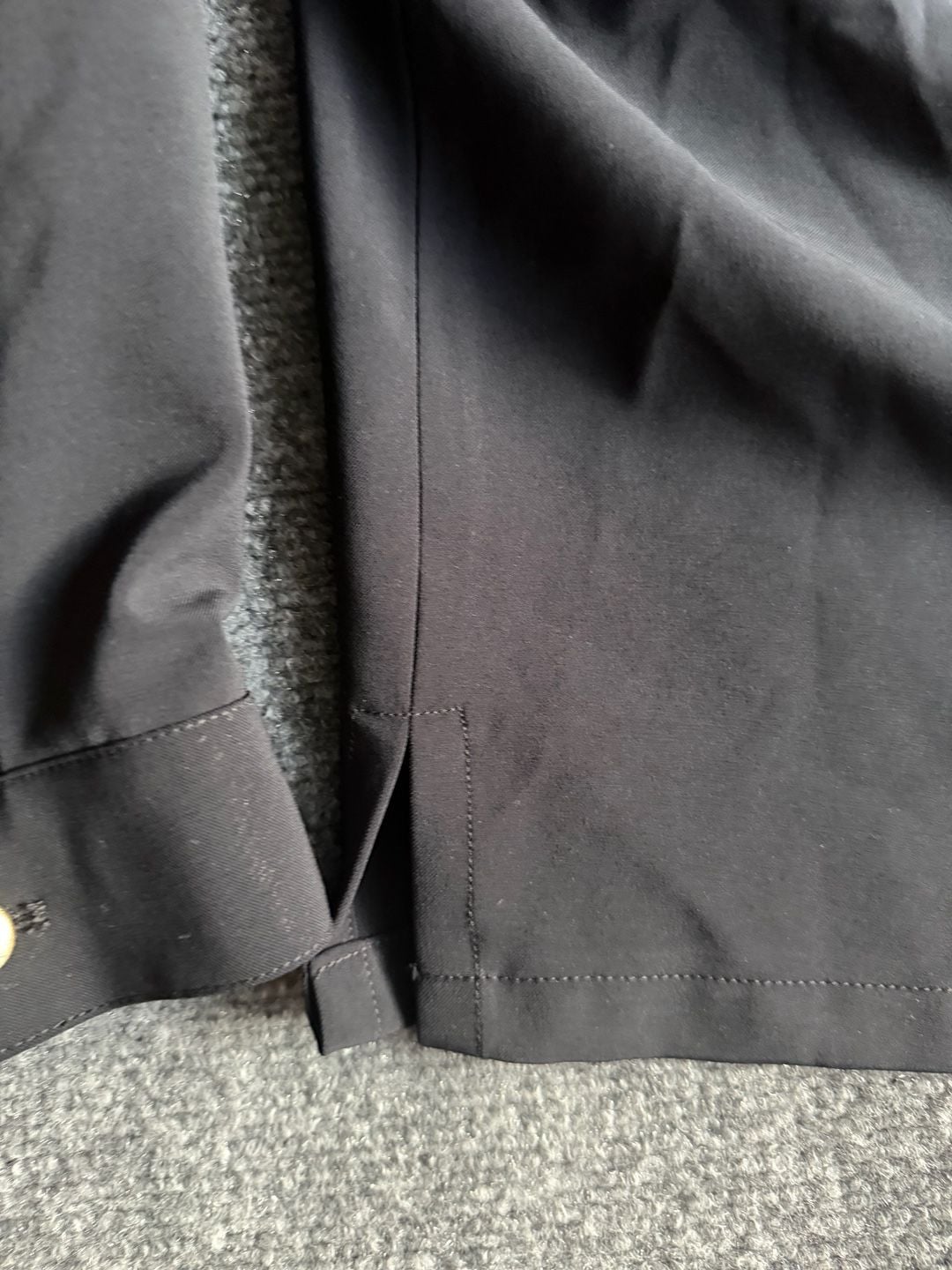 Gerard Darel Black Button Up Shirt Size 3 10