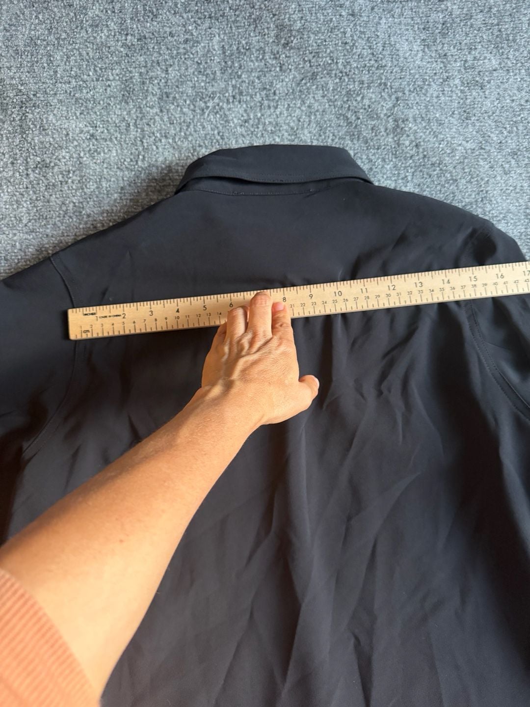 Gerard Darel Black Button Up Shirt Size 3 13