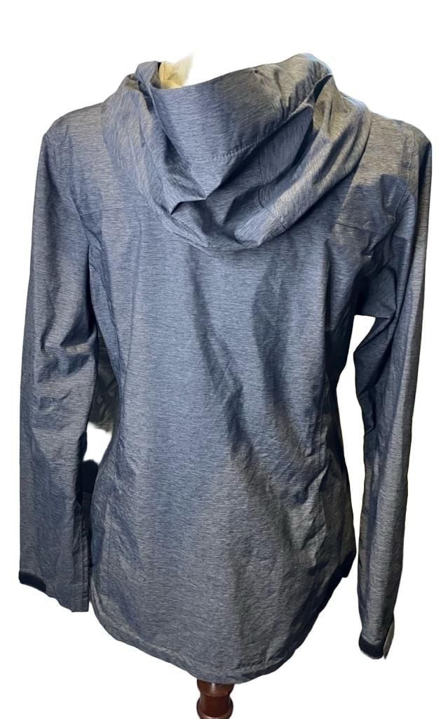 Paradox Rain Jacket Hooded Windbreaker Polyester Gray Womens Sz ..., 4