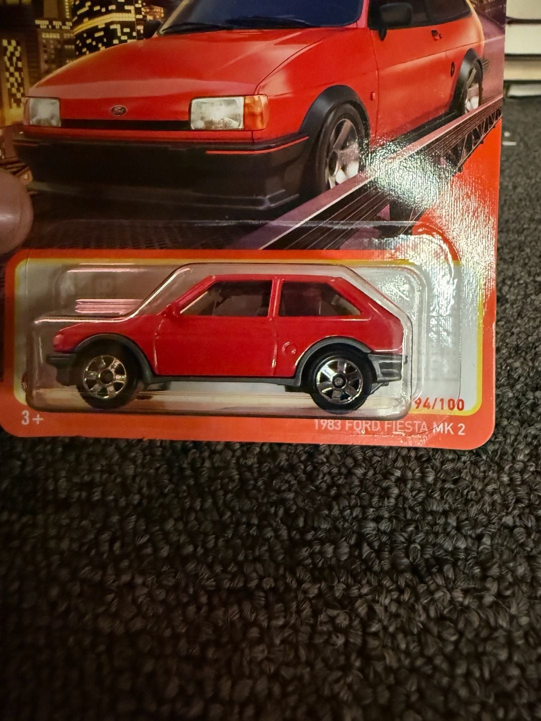 Matchbox 1983 Ford Fiesta Mk 2 Red 94/100 2