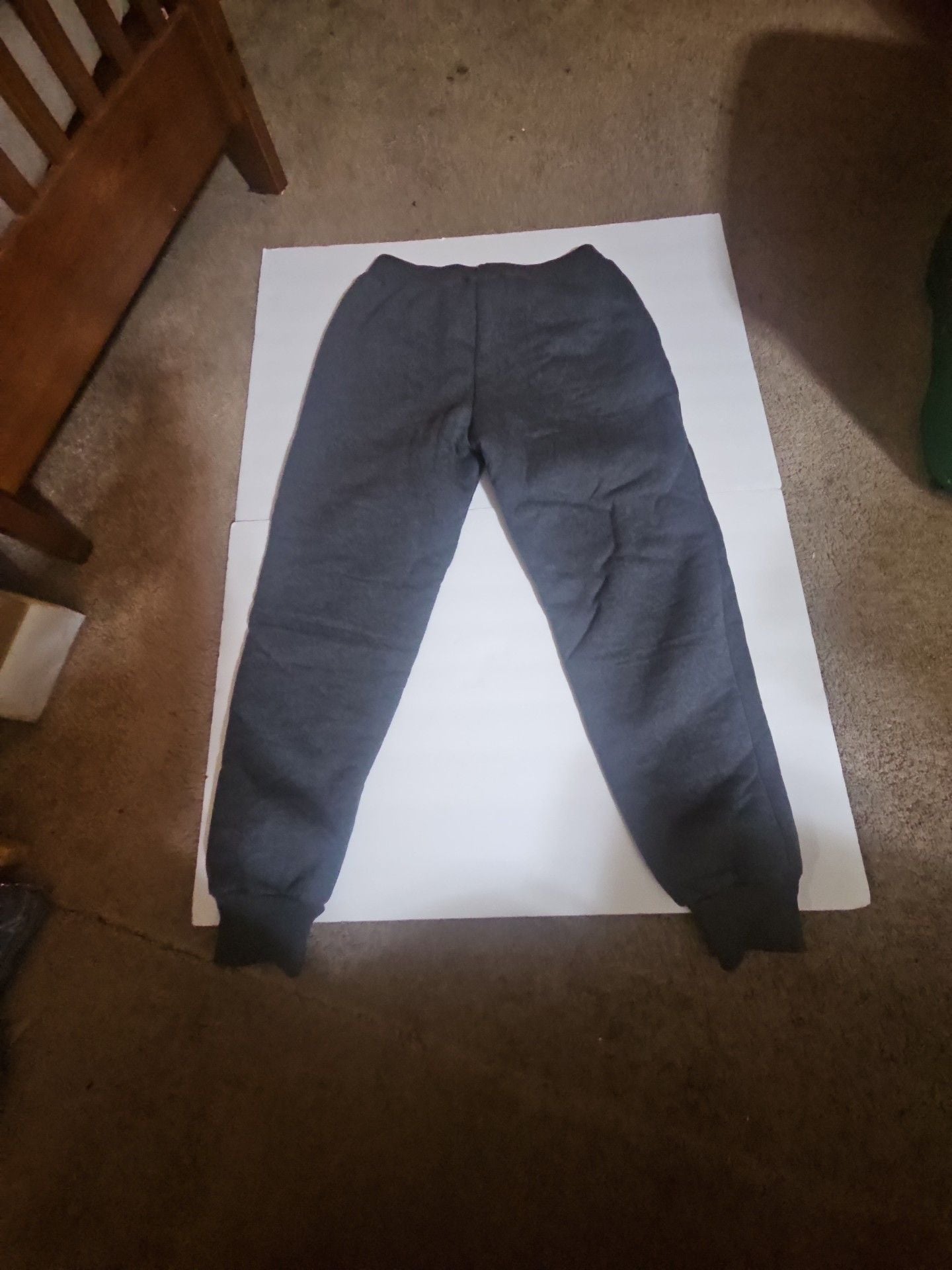 YeoKou Sherpa Lined Sweatpants Size L Dark Gray 3